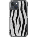 Zebra Groove — iPhone 15 Clear Impact Case — Finnaij
