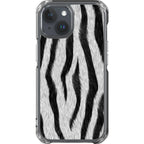 Zebra Groove — iPhone 15 Clear Impact Case — Finnaij