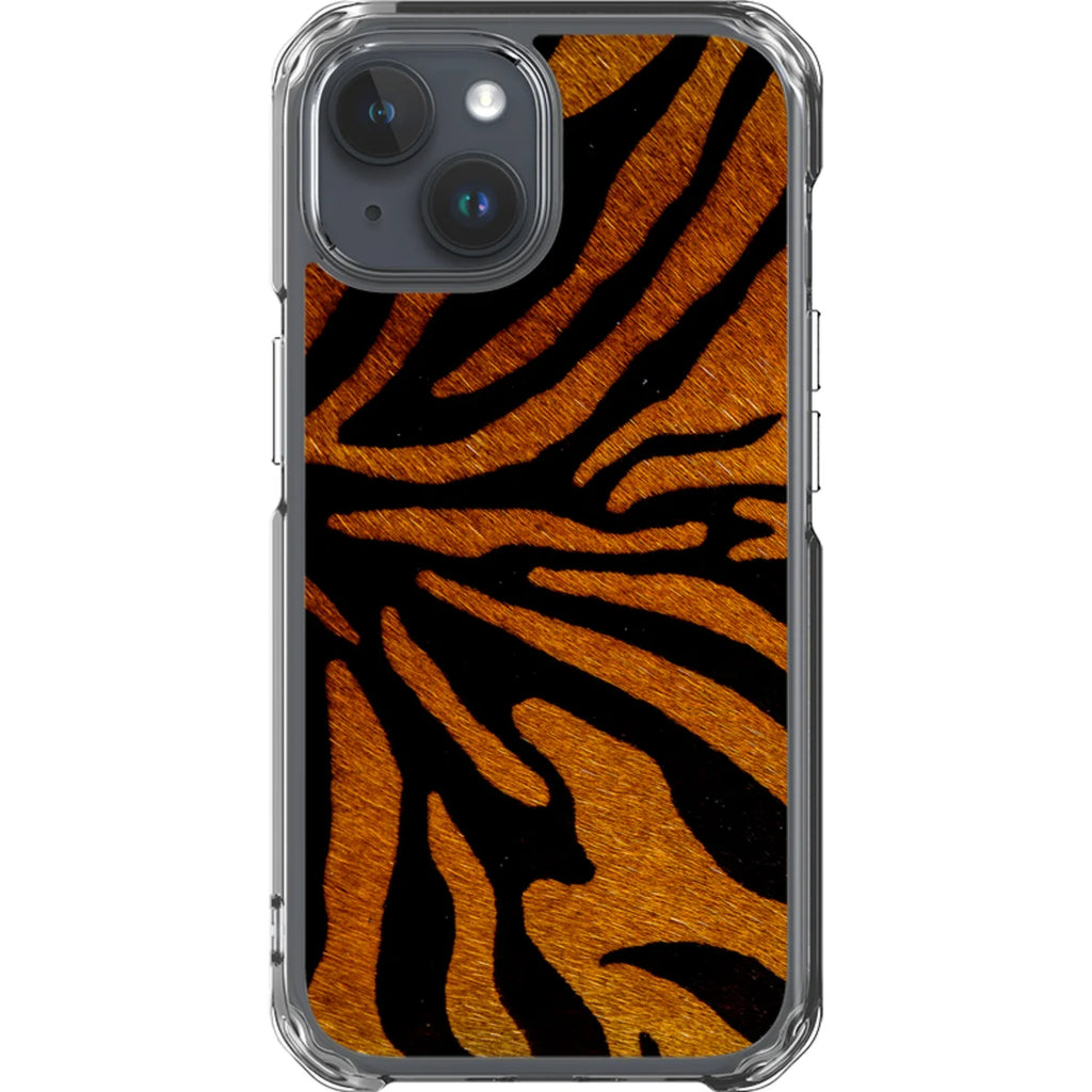 Stripes of the Wild — iPhone 15 Clear Impact Case — Finnaij