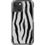 Zebra Groove — iPhone 15 Magsafe Clear Impact Case — Finnaij