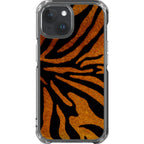 Stripes of the Wild — iPhone 15 Magsafe Clear Impact Case — Finnaij