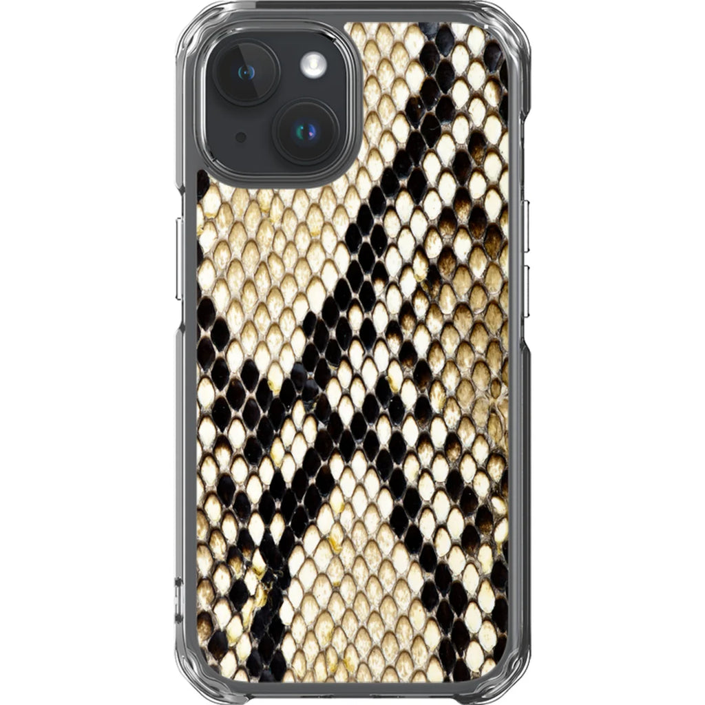 Serpent Chic — iPhone 15 Magsafe Clear Impact Case — Finnaij