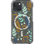 Wild Floral — iPhone 15 Magsafe Clear Impact Case — Finnaij