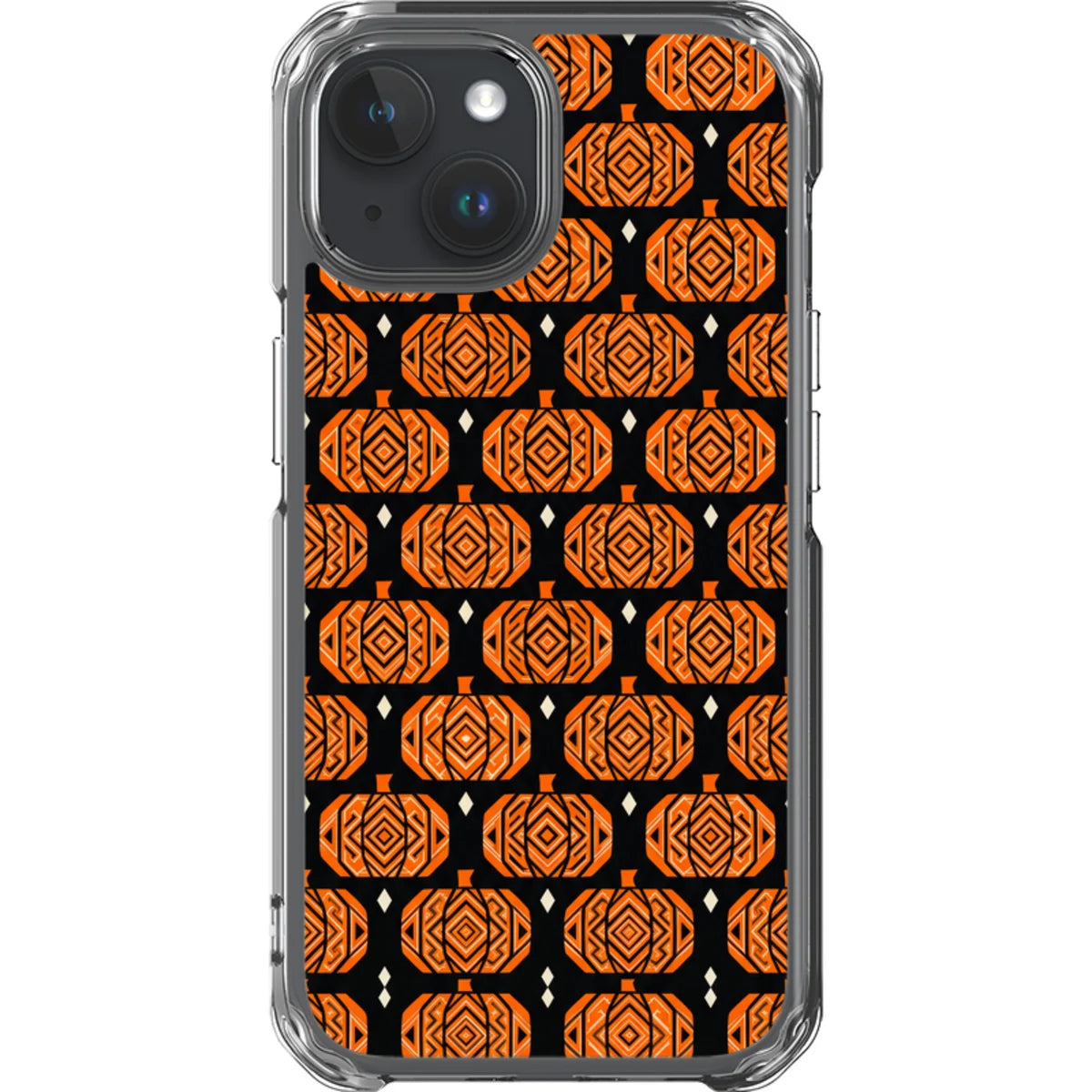 Pumpkin Runo — iPhone 15 Magsafe Clear Impact Case — Finnaij