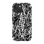 Black-White Grunge — iPhone 15 Magsafe Tough Case — Finnaij