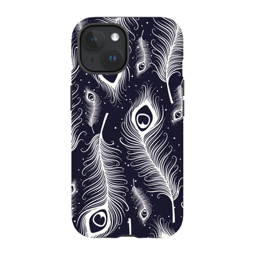 Feathers in Bloom — iPhone 15 Magsafe Tough Case — Finnaij