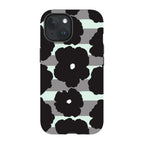 Bold Floral Black — iPhone 15 Magsafe Tough Case — Finnaij