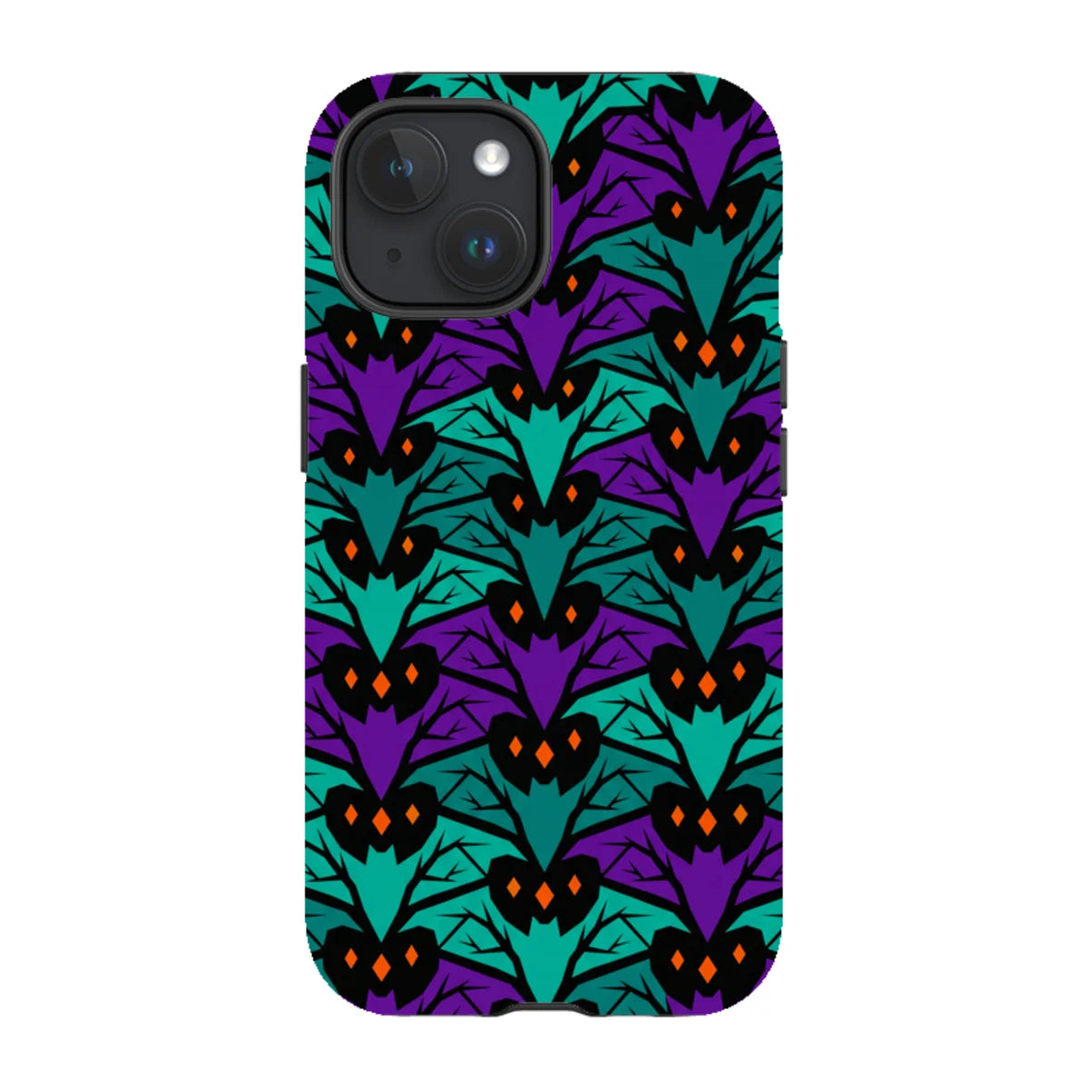 Bat Forest — iPhone 15 MagSafe Tough Case — Finnaij