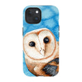 Owly MacOwlface by Hicksy — iPhone 15 Magsafe Tough Case — Finnaij