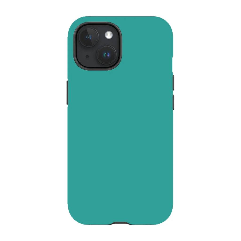 Simple Range Teal — iPhone 15 Magsafe Tough Case — Finnaij