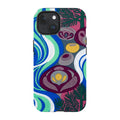 Sauna Bloom Motif by Aino Kallio — iPhone 15 Magsafe Tough Case — Finnaij