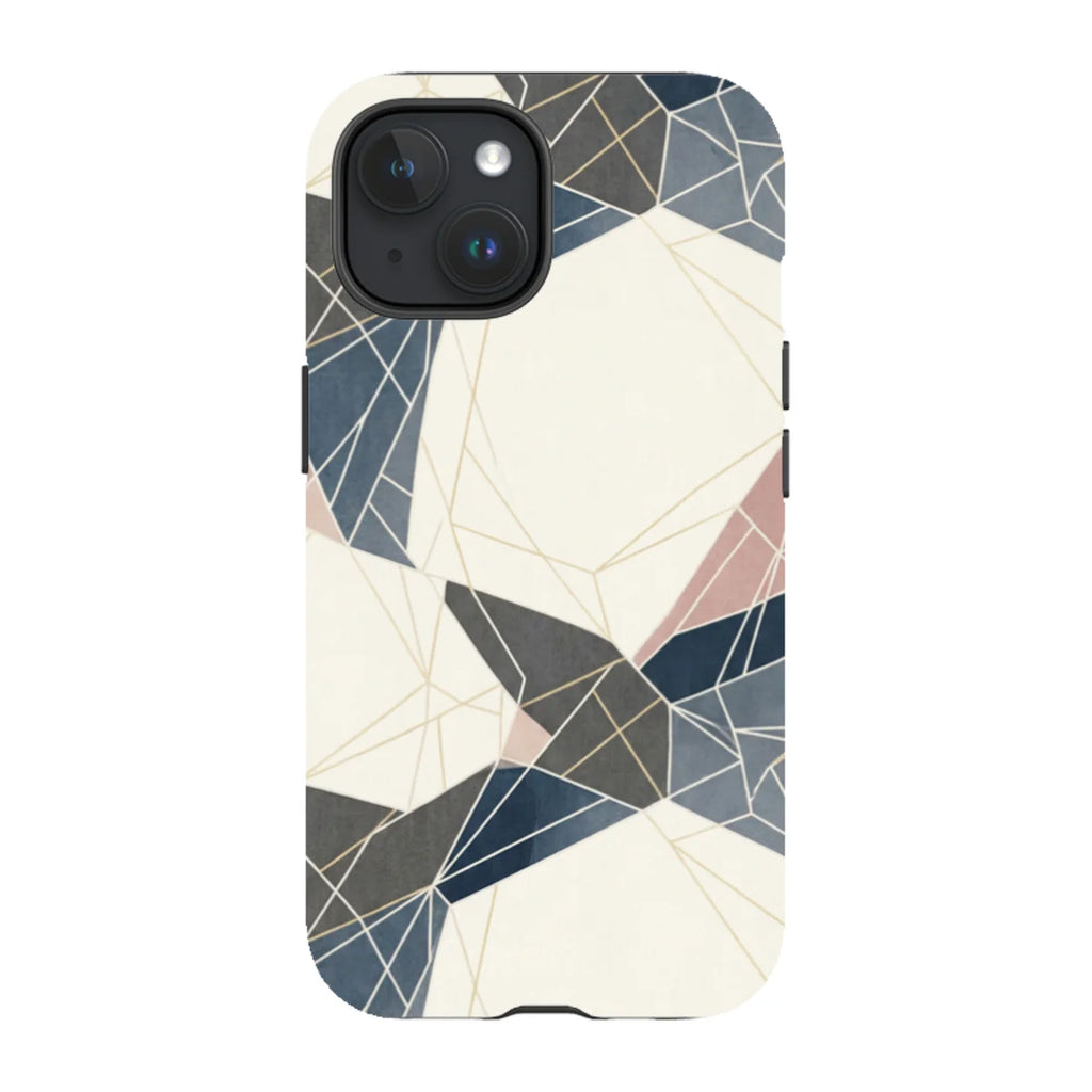 Frozen Lake Geometry by Elsi Vaarala — iPhone 15 Magsafe Tough Case — Finnaij