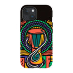Talking Drum Halo by Ada Okoye — iPhone 15 MagSafe Tough Case — Finnaij