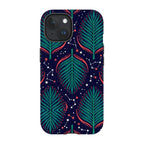 Palm Frond Constellations by Ada Okoye — iPhone 15 MagSafe Tough Case — Finnaij