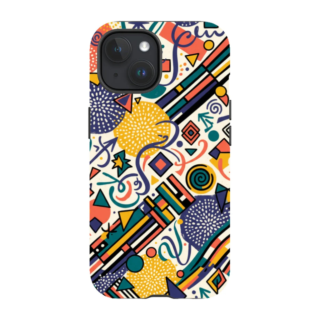 Festival Confetti (Daylight) by Ada Okoye — iPhone 15 MagSafe Tough Case — Finnaij