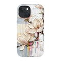 Magnolia Branches by Frida Lövström — iPhone 15 Magsafe Tough Case — Finnaij