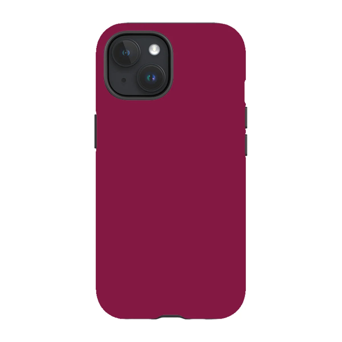 Simple Range Burgundy Orchid — iPhone 15 MagSafe Tough Case — Finnaij