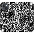 Black-White Grunge — iPhone 15 Wallet Case — Finnaij