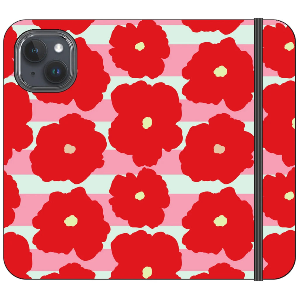 Bold Floral — iPhone 15 Wallet Case — Finnaij