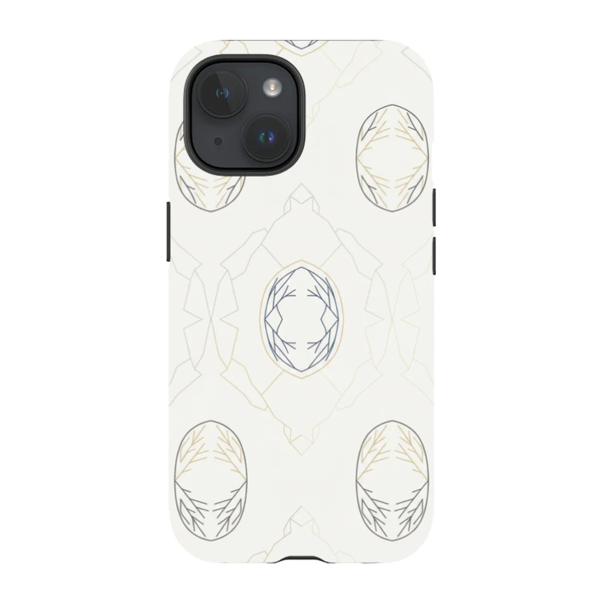 Frozen Lake Silence by Elsi Vaarala — iPhone 15 Tough Case — Finnaij