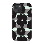 Bold Floral Black — iPhone 15 Tough Case — Finnaij