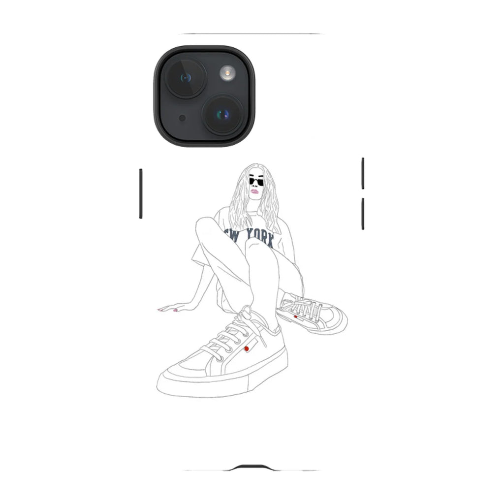 New York by Keagan Haight — iPhone 15 Tough Case — Finnaij