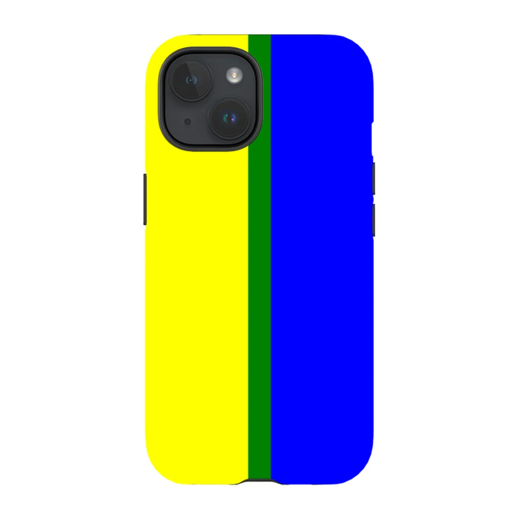 Rainbow Series Yellow Blue — iPhone 15 Tough Case — Finnaij