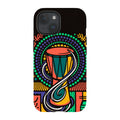 Talking Drum Halo by Ada Okoye — iPhone 15 Tough Case — Finnaij