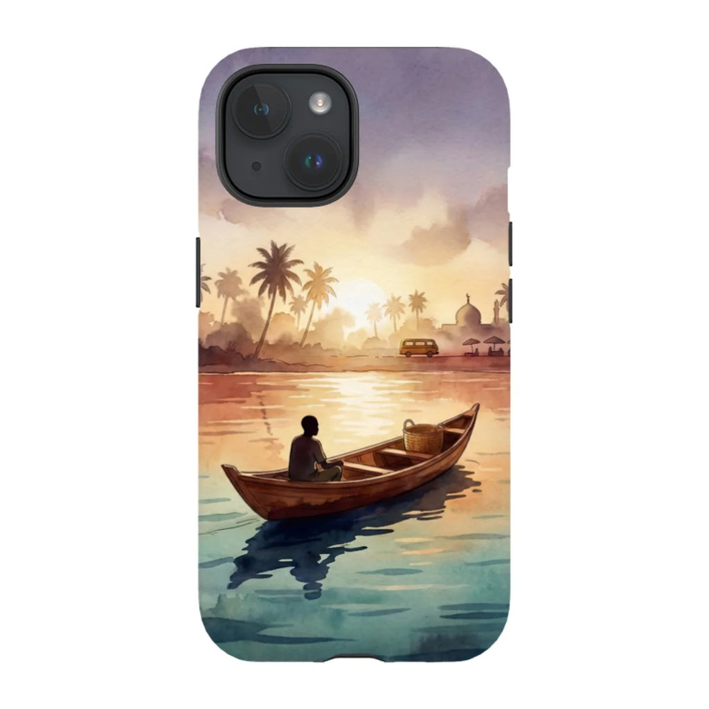 Lagoon Morning by Tobi Akinyemi — iPhone 15 Tough Case — Finnaij