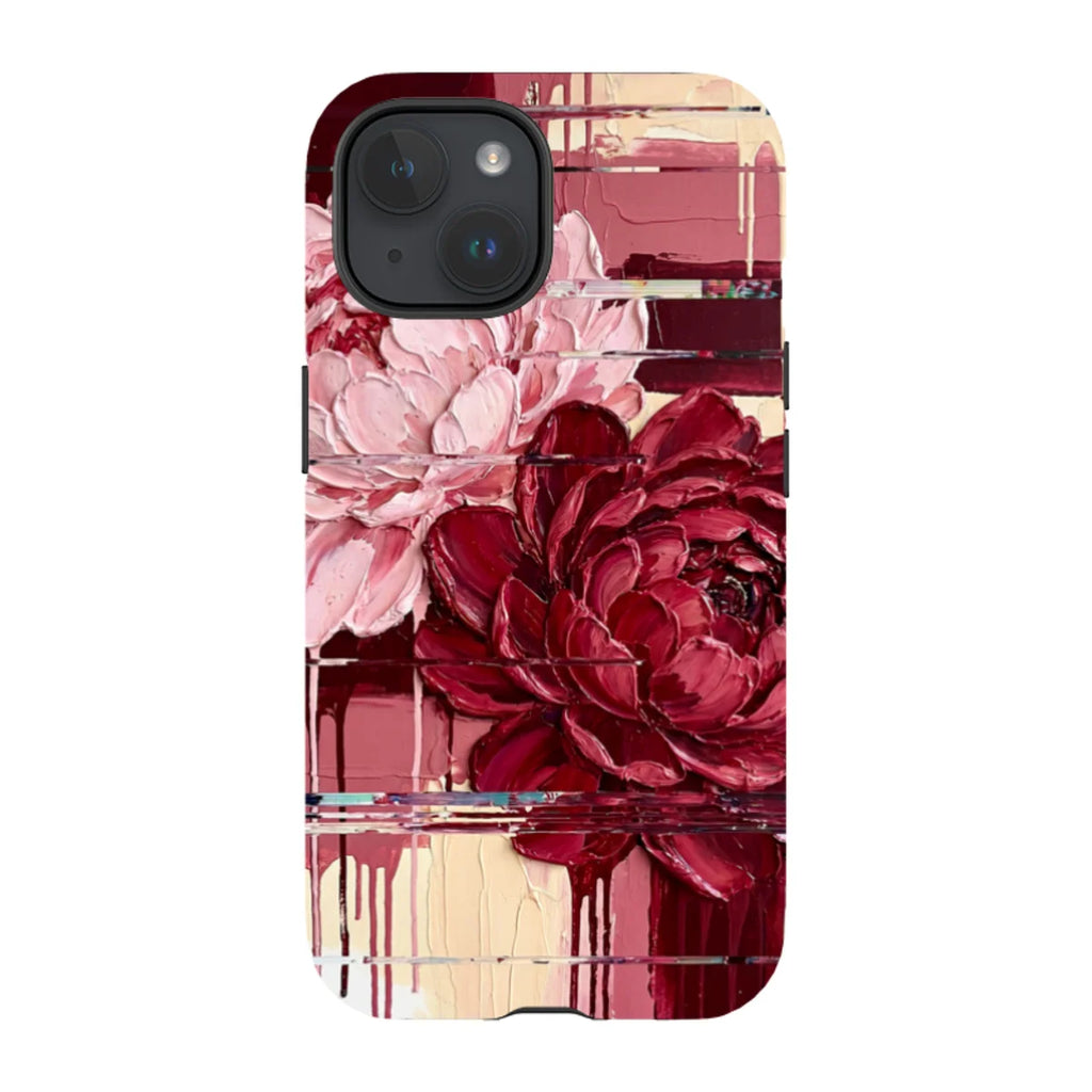 Peonies by Frida Lövström — iPhone 15 Tough Case — Finnaij