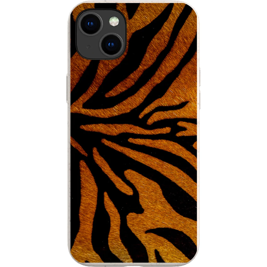 Stripes of the Wild — iPhone 15 Plus iPhone Bio-degradable Case — Finnaij