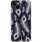 Feathers in Bloom — iPhone 15 Plus iPhone Bio-degradable Case — Finnaij