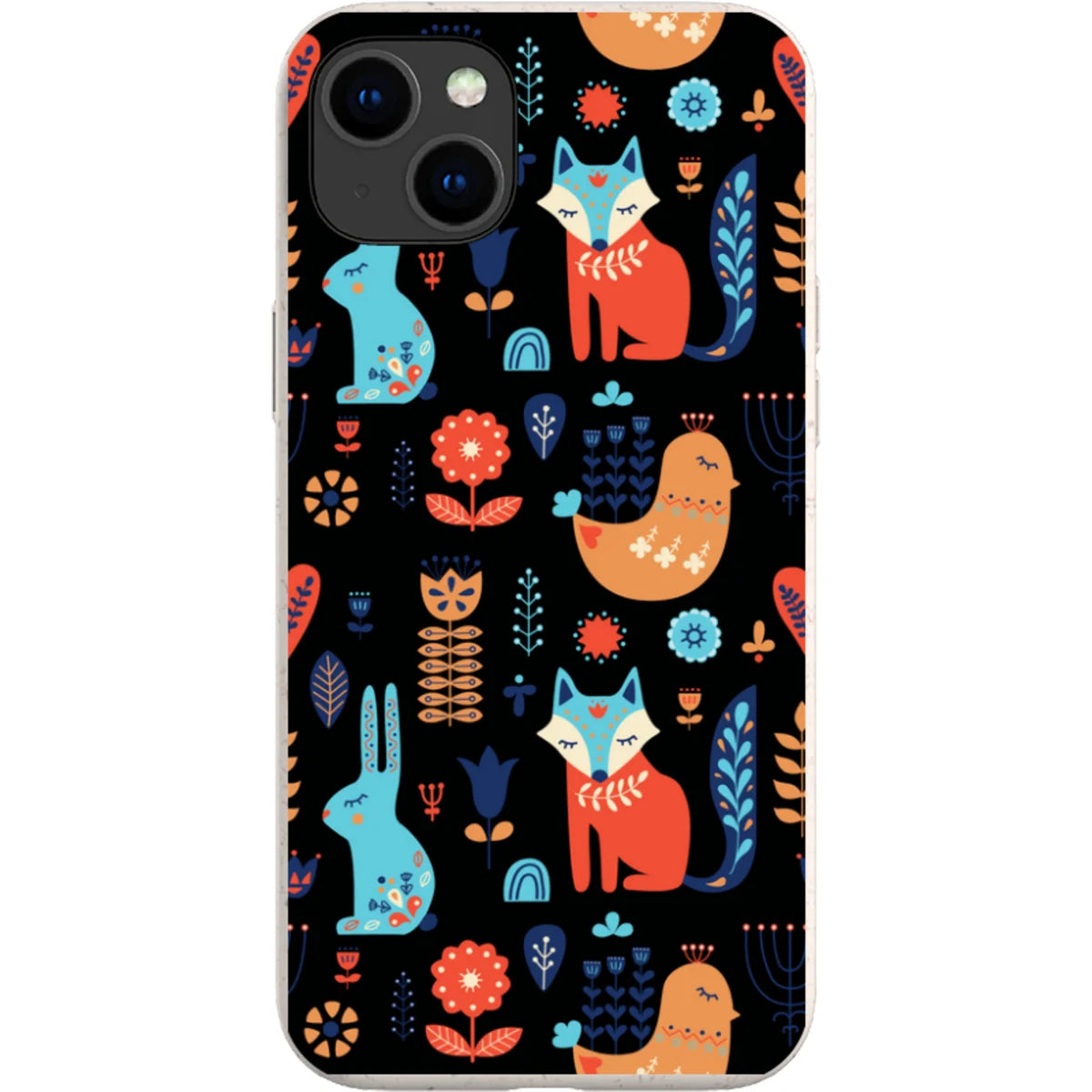 Nordic Ornament Black — iPhone 15 Plus iPhone Bio-degradable Case — Finnaij