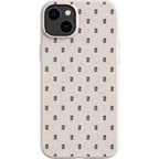 Monogram Natural — iPhone 15 Plus iPhone Bio-degradable Case — Finnaij