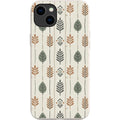 Birch and Linen Pattern by Elsi Vaarala — iPhone 15 Plus iPhone Bio-degradable Case — Finnaij