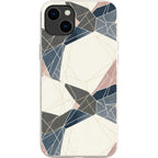 Frozen Lake Geometry by Elsi Vaarala — iPhone 15 Plus iPhone Bio-degradable Case — Finnaij