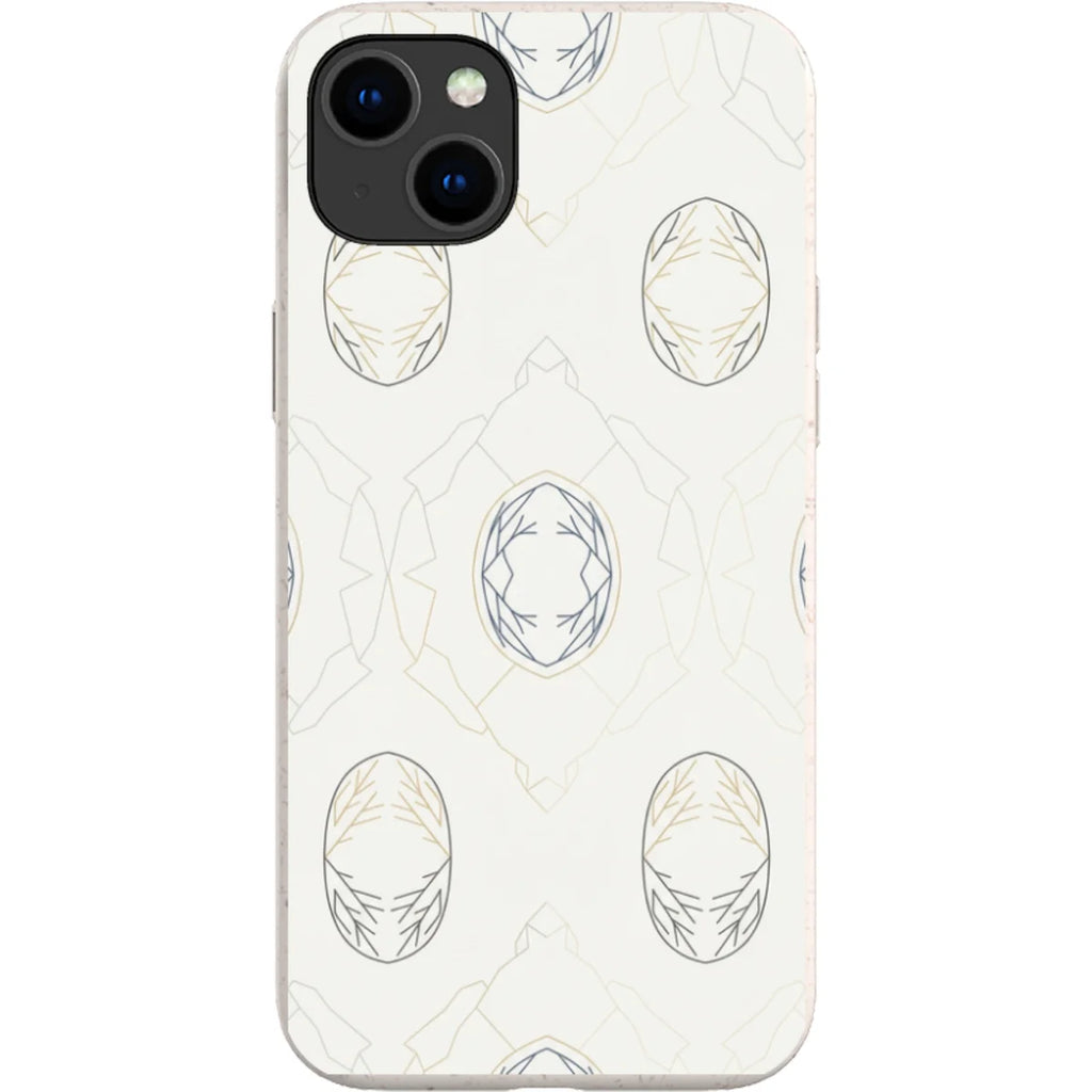 Frozen Lake Silence by Elsi Vaarala — iPhone 15 Plus iPhone Bio-degradable Case — Finnaij