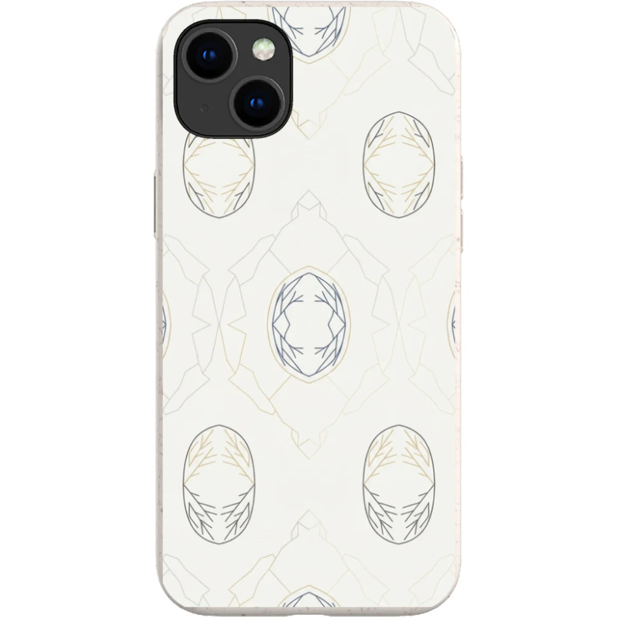 Frozen Lake Silence by Elsi Vaarala — iPhone 15 Plus iPhone Bio-degradable Case — Finnaij
