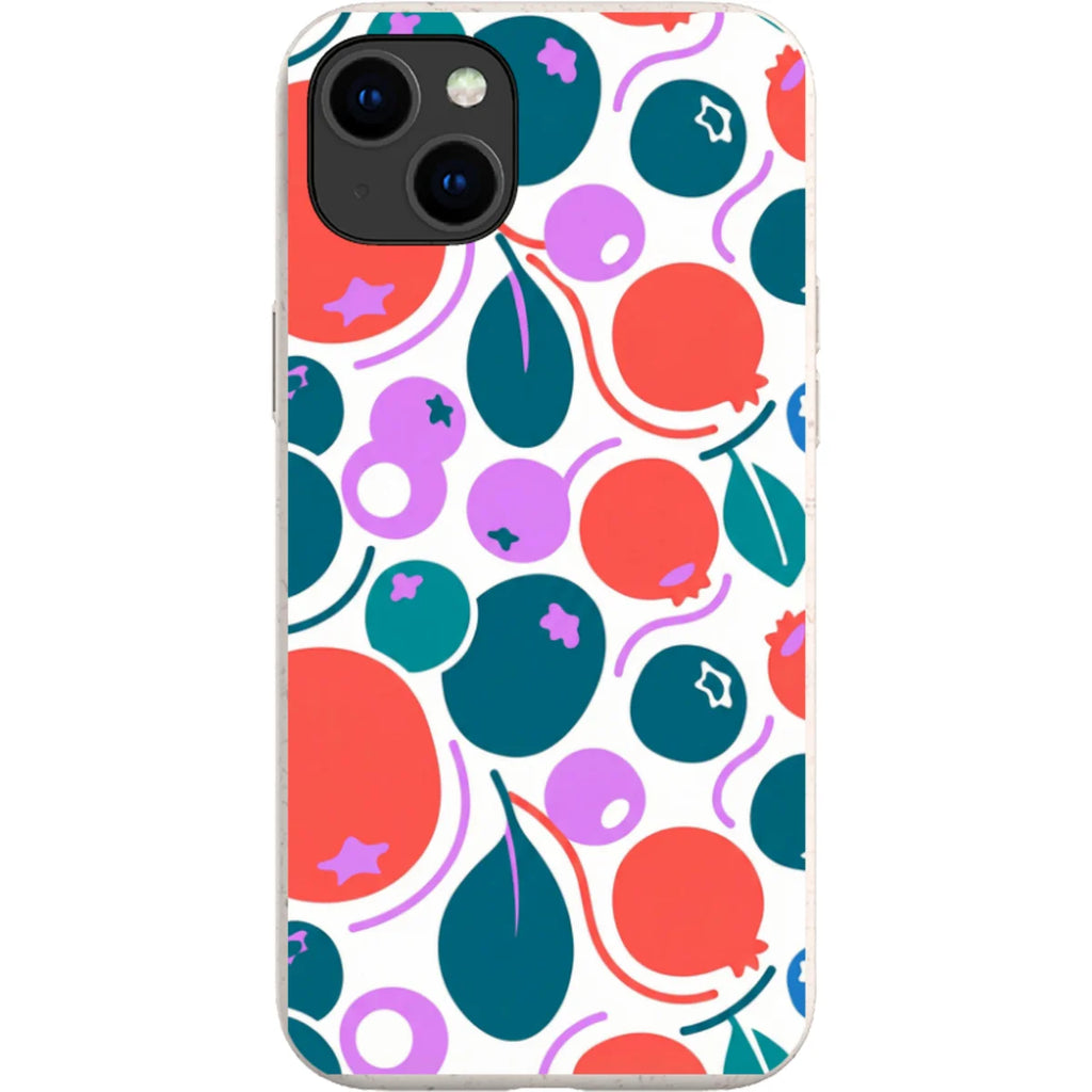 Berry Icon Remix by Salla Niemi — iPhone 15 Plus iPhone Bio-degradable Case — Finnaij