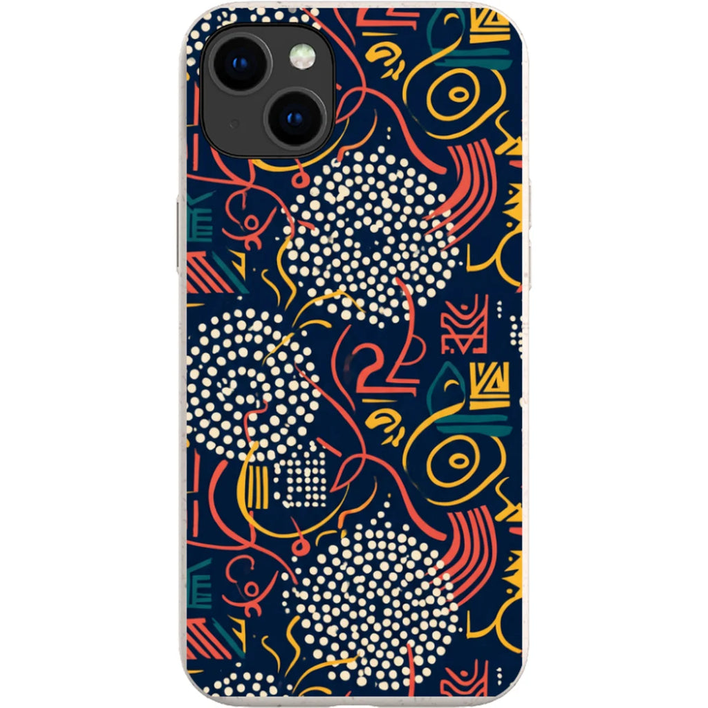 Adire Nightfall by Ada Okoye — iPhone Bio-degradable Case — Finnaij