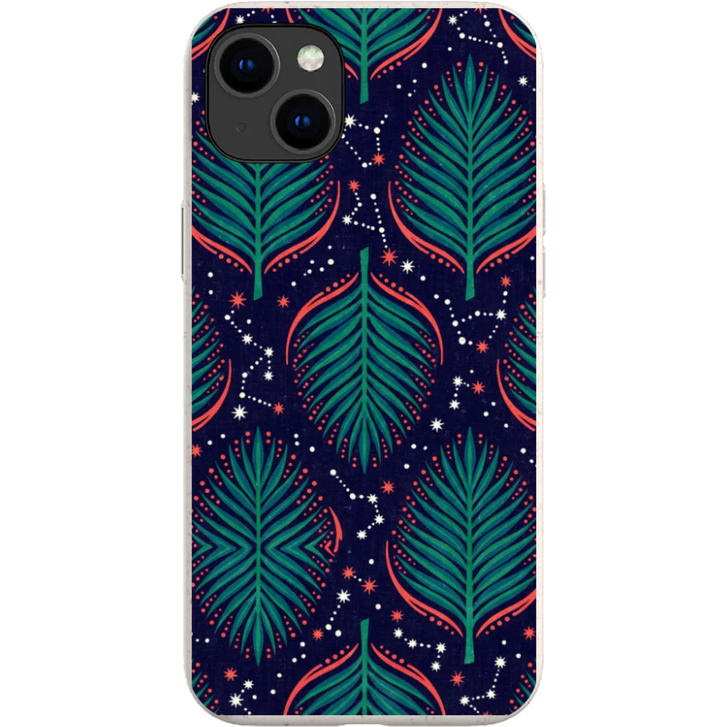 Palm Frond Constellations by Ada Okoye — iPhone 15 Plus iPhone Bio-degradable Case — Finnaij