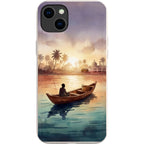 Lagoon Morning by Tobi Akinyemi — iPhone 15 Plus iPhone Bio-degradable Case — Finnaij