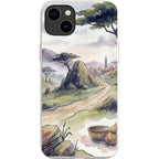 Jos Plateau Cool Light by Tobi Akinyemi — iPhone 15 Plus iPhone Bio-degradable Case — Finnaij