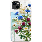 Nordic Wildflowers by Frida Lövström — iPhone 15 Plus iPhone Bio-degradable Case — Finnaij