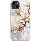 Magnolia Branches by Frida Lövström — iPhone 15 Plus iPhone Bio-degradable Case — Finnaij