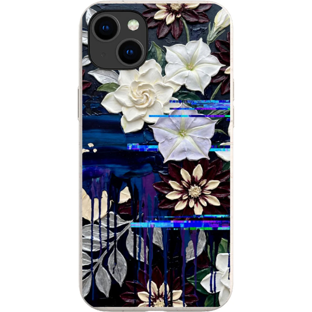 Midnight Garden by Frida Lövström — iPhone 15 Plus iPhone Bio-degradable Case — Finnaij