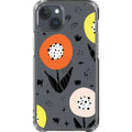 Botanical Doodle — iPhone 15 Plus Clear Impact Case — Finnaij