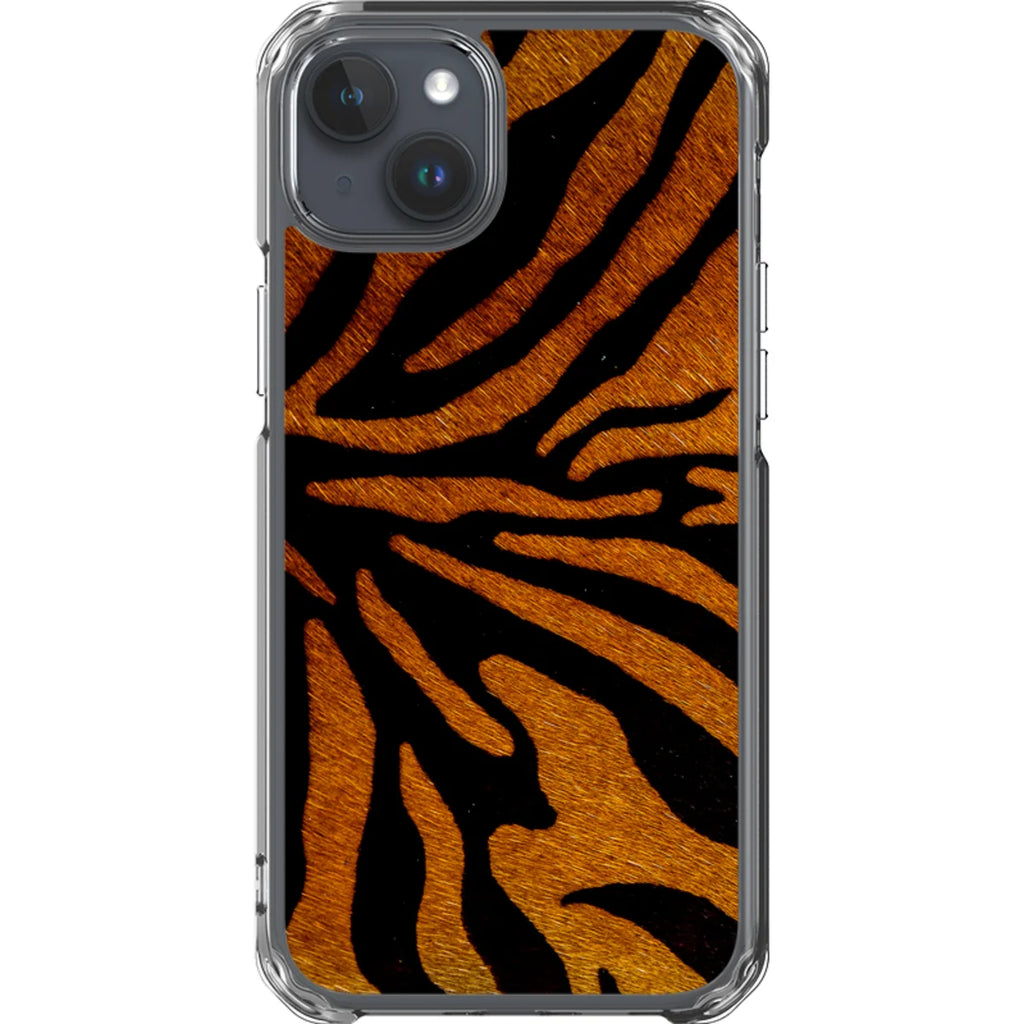 Stripes of the Wild — iPhone 15 Plus Clear Impact Case — Finnaij