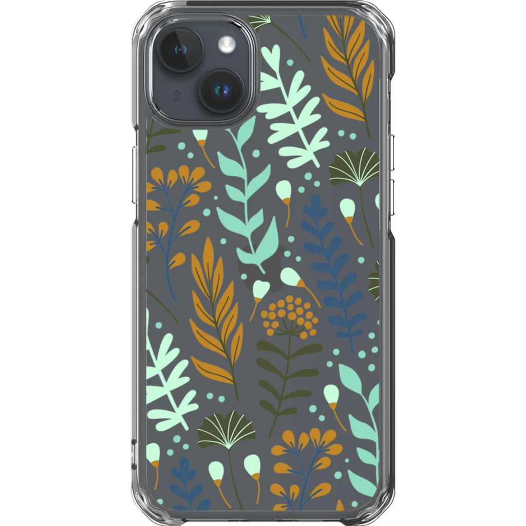 Wild Floral — iPhone 15 Plus Clear Impact Case — Finnaij