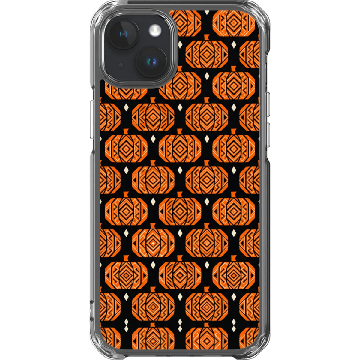 Pumpkin Runo — iPhone 15 Plus Magsafe Clear Impact Case — Finnaij